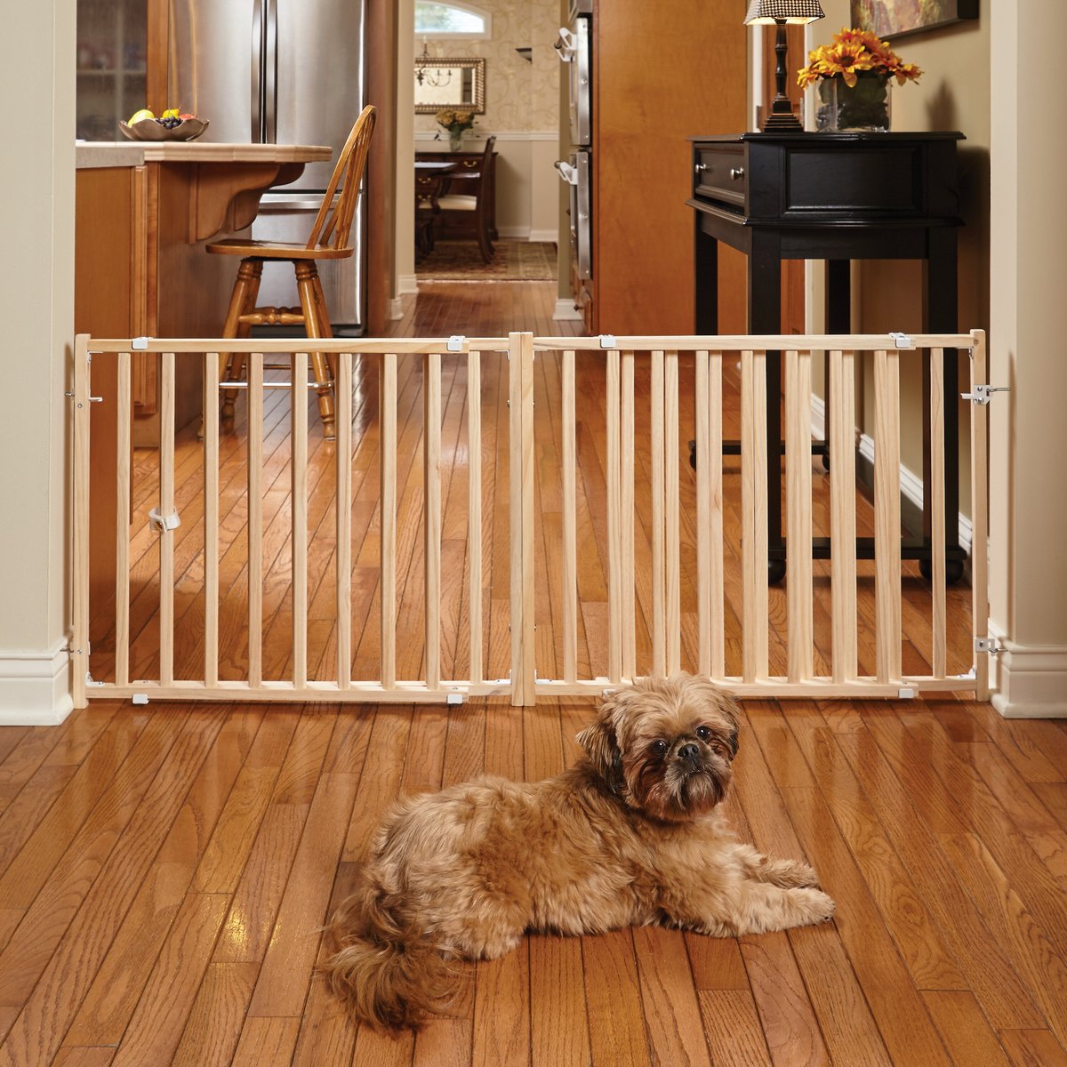 MidWest Extra-Wide Wood Dog Gate