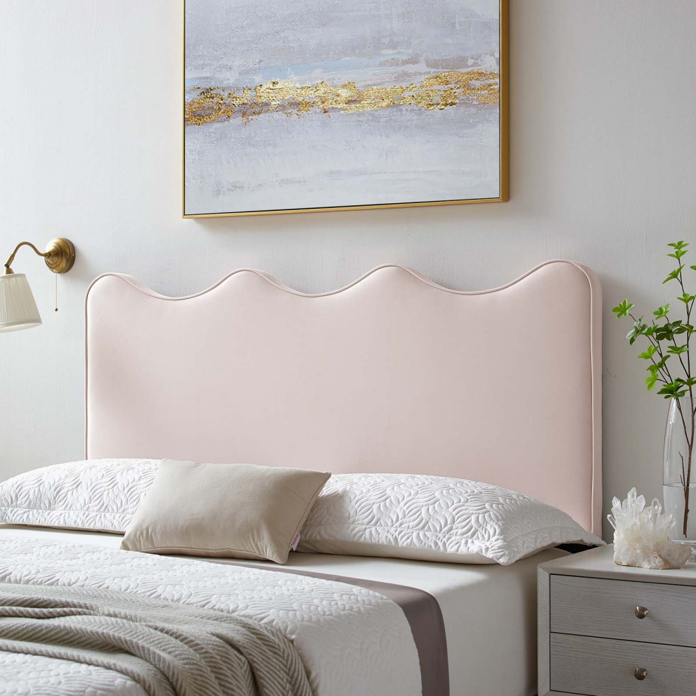 Athena Performance Velvet King/Cal King Headboard   Contemporary   Headboards   by Modway  Houzz