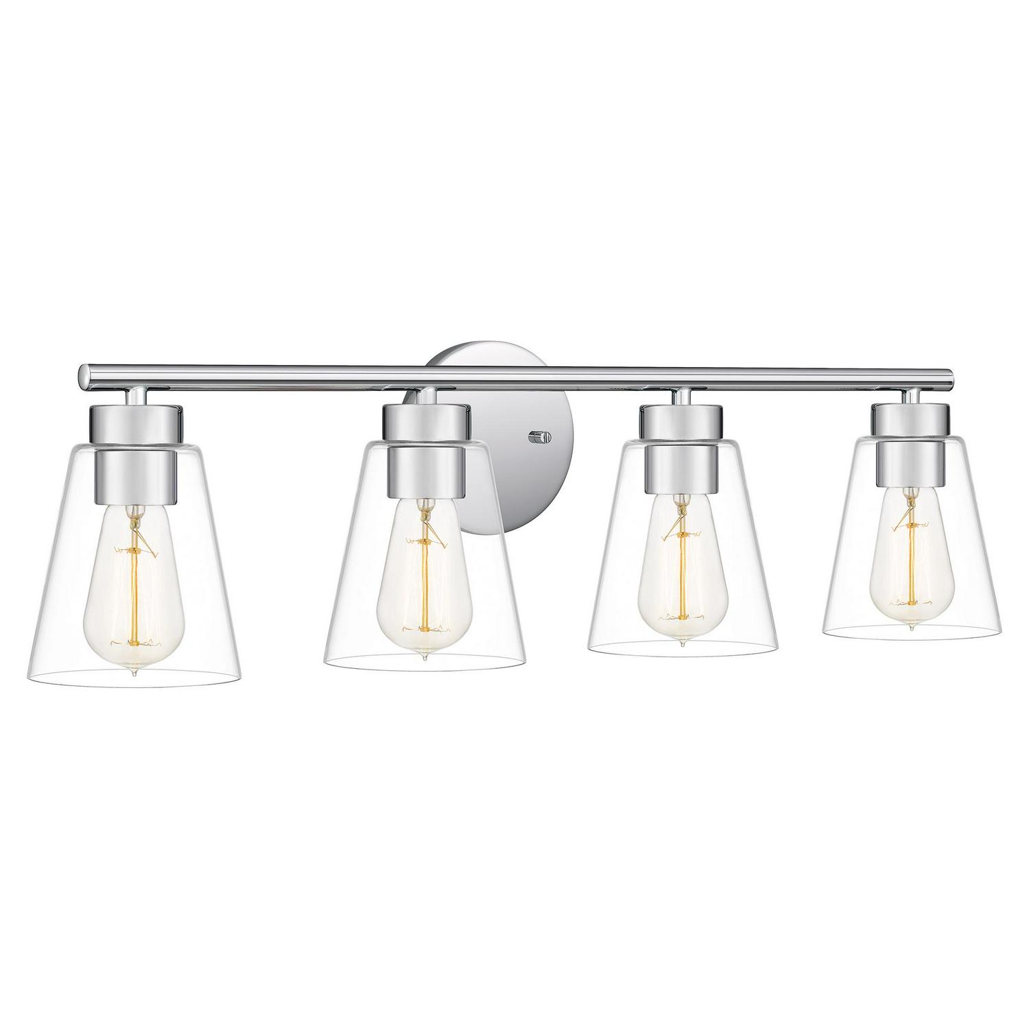 Ashley Harbour Emmalyn 4-Light Polished Chrome Bath Light