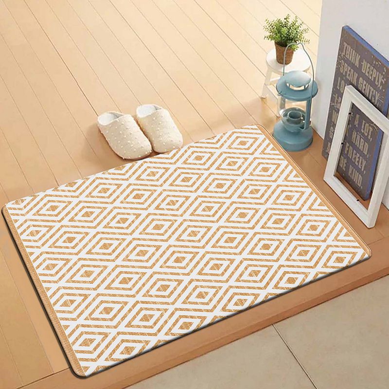 World Rug Gallery Geometric Anti-Fatigue Mat