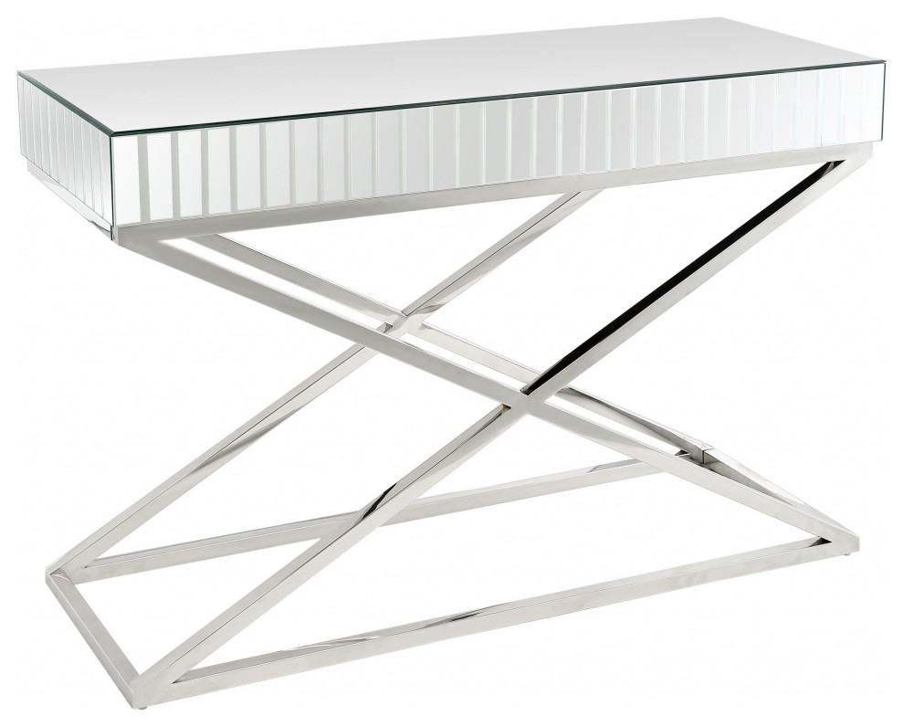 X Shaped Console Table   Contemporary   Console Tables   by UStradeENT LLC  Houzz