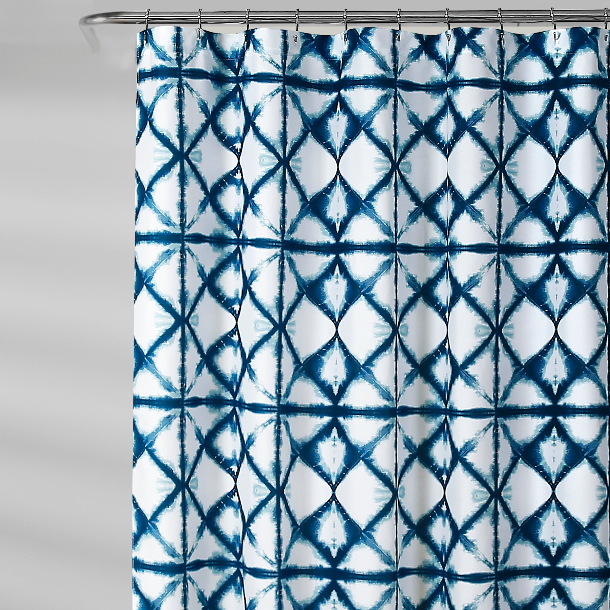 Geo Shibori Shower Curtain