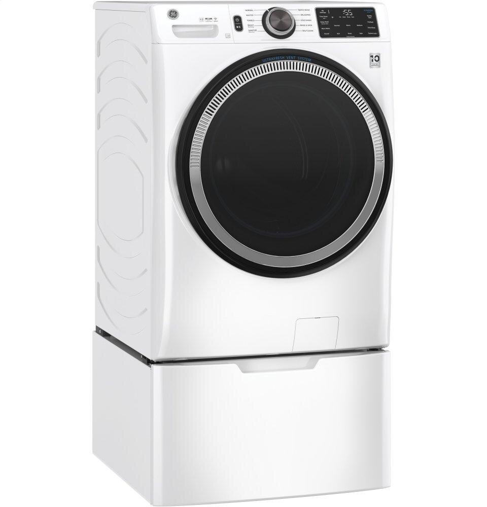 Ge Appliances GFW550SSNWW Ge® 4.8 Cu. Ft. Capacity Smart Front Load Energy Star® Washer With Ultrafresh Vent System With Odorblock™ And Sanitize W/Oxi