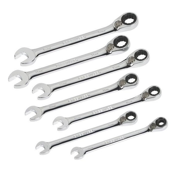 Greenlee 0354 02 Wrench Set Ratchet 7 Pc Metr