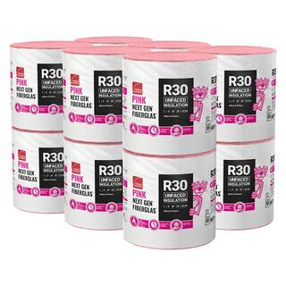 Owens Corning R-30 Unfaced Fiberglass Insulation Roll 23 in. x 25 ft. (12-Rolls) RU71