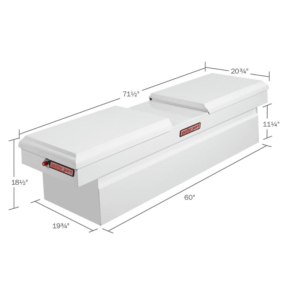 Model 125-3-01 Cross Box， Steel， Full Standard， 11.3 Cu. Ft.