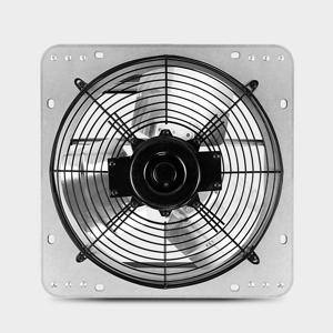 Aoibox 12 in. Aluminum Shutter Exhaust Fan in Silver High-Speed 1620RPM 940 CFM 2-PACK SNMX5163