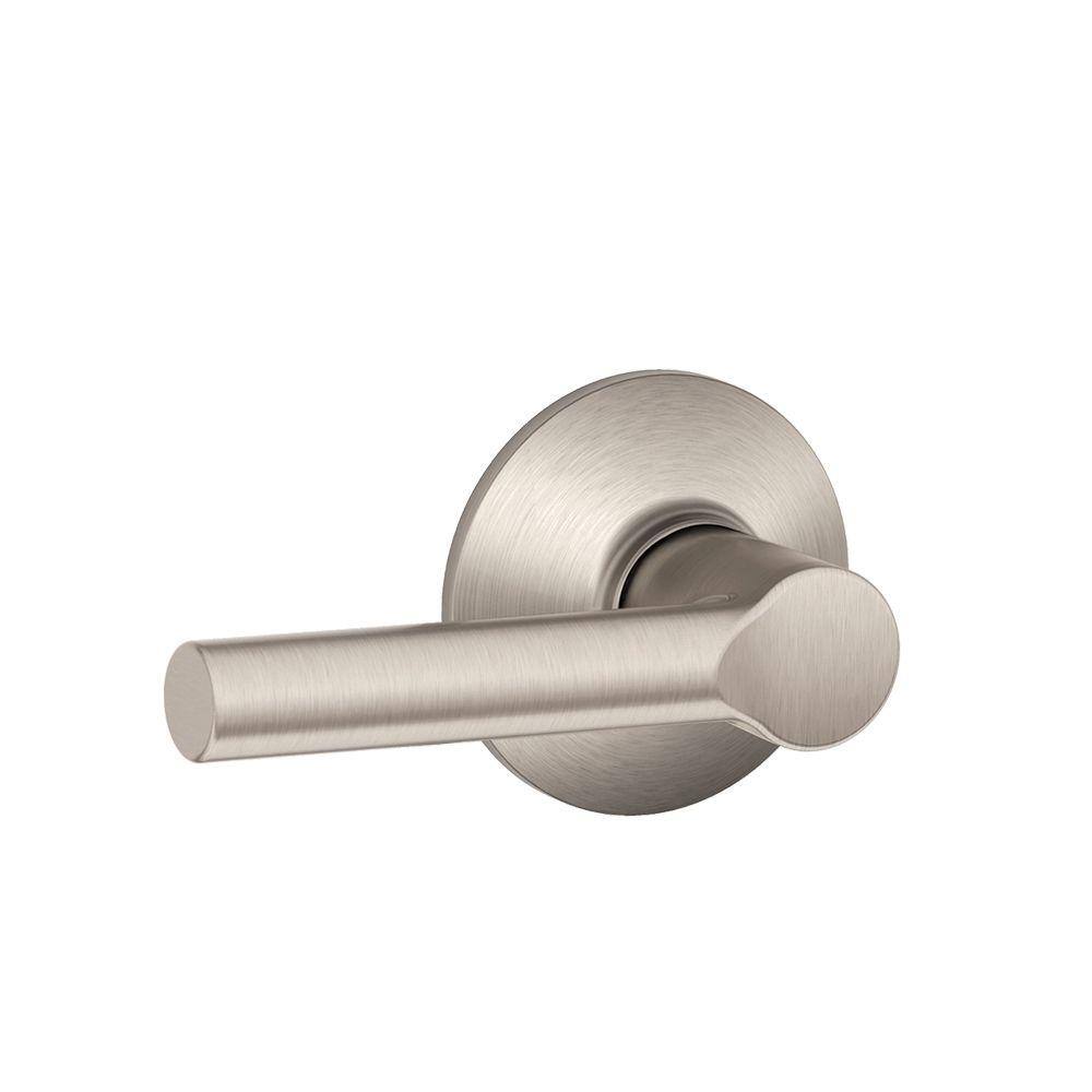 Schlage Broadway Satin Nickel Passage HallCloset Door Handle F10 BRW 619