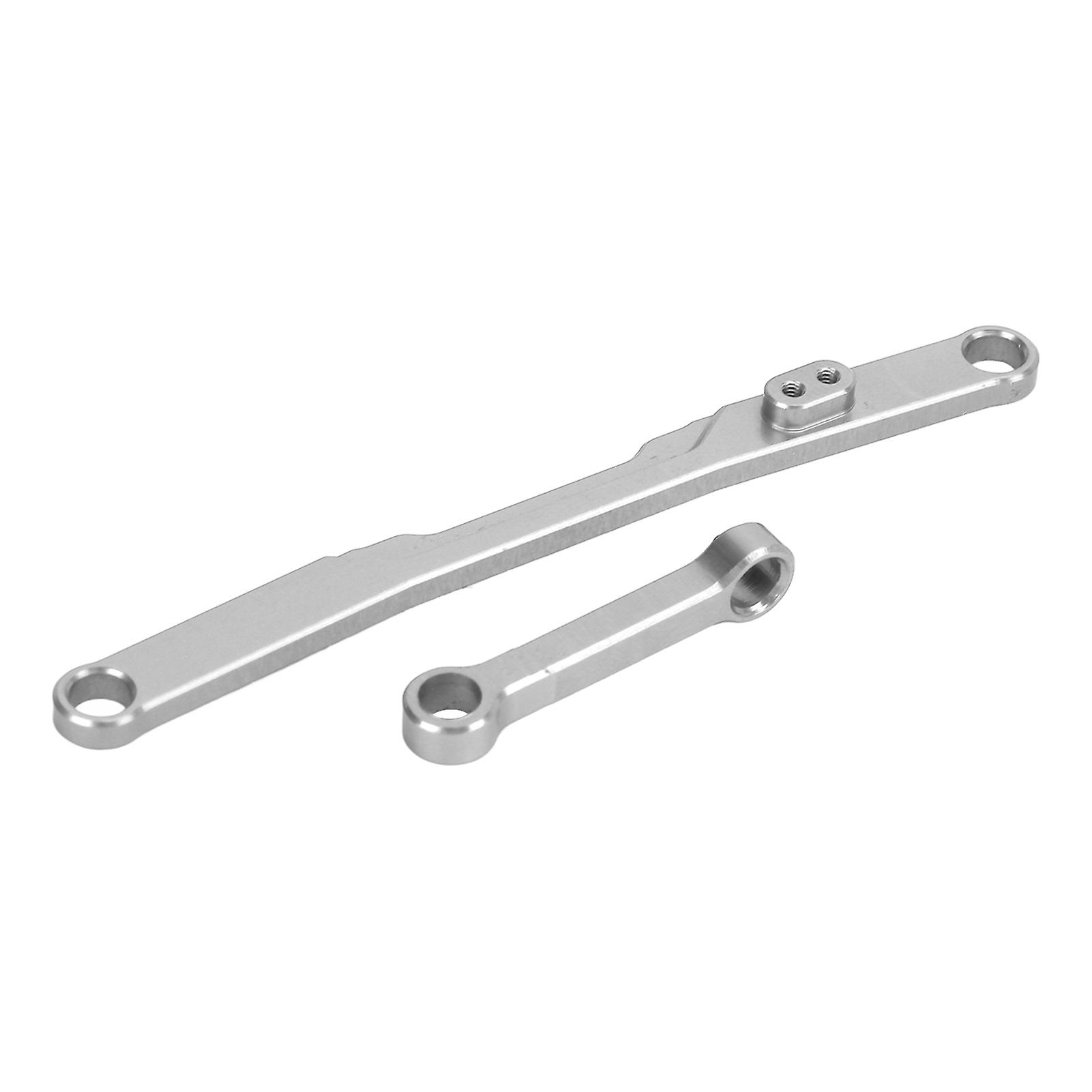 Rc Steering Rod Exquisite Craftsmanship Lightweight Rust Proof Easy Installation Rc High Tightening Link For Scx24silver