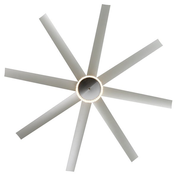 65 In LED Ceiling Fan with Light and Remote Control(Brushed Nickel) Shopping - The Best Deals on Ceiling Fans | 41561557