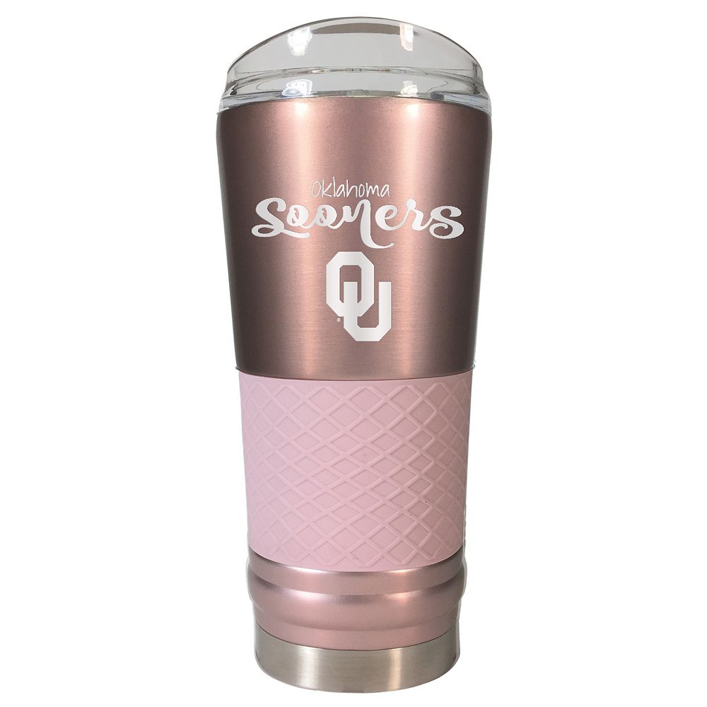 Oklahoma Sooners 24-Ounce Draft Rose Gold Tumbler