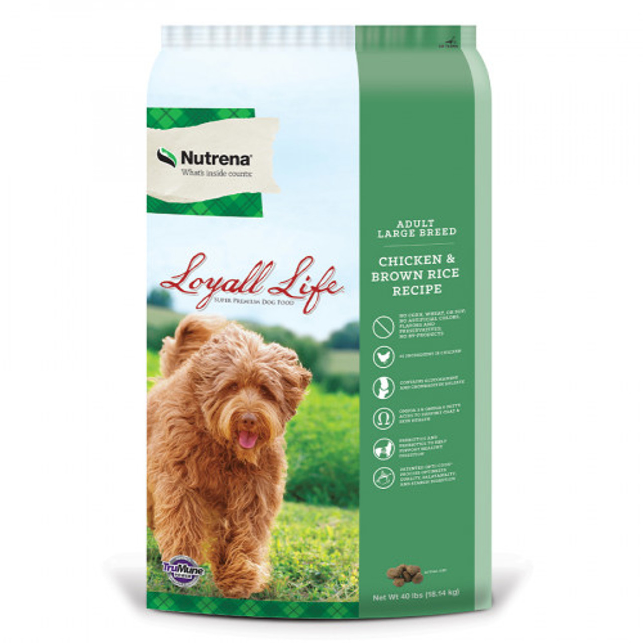 Loyall Life Large Breed Chicken and Brown Rice Adult Dog Food 40 Pounds