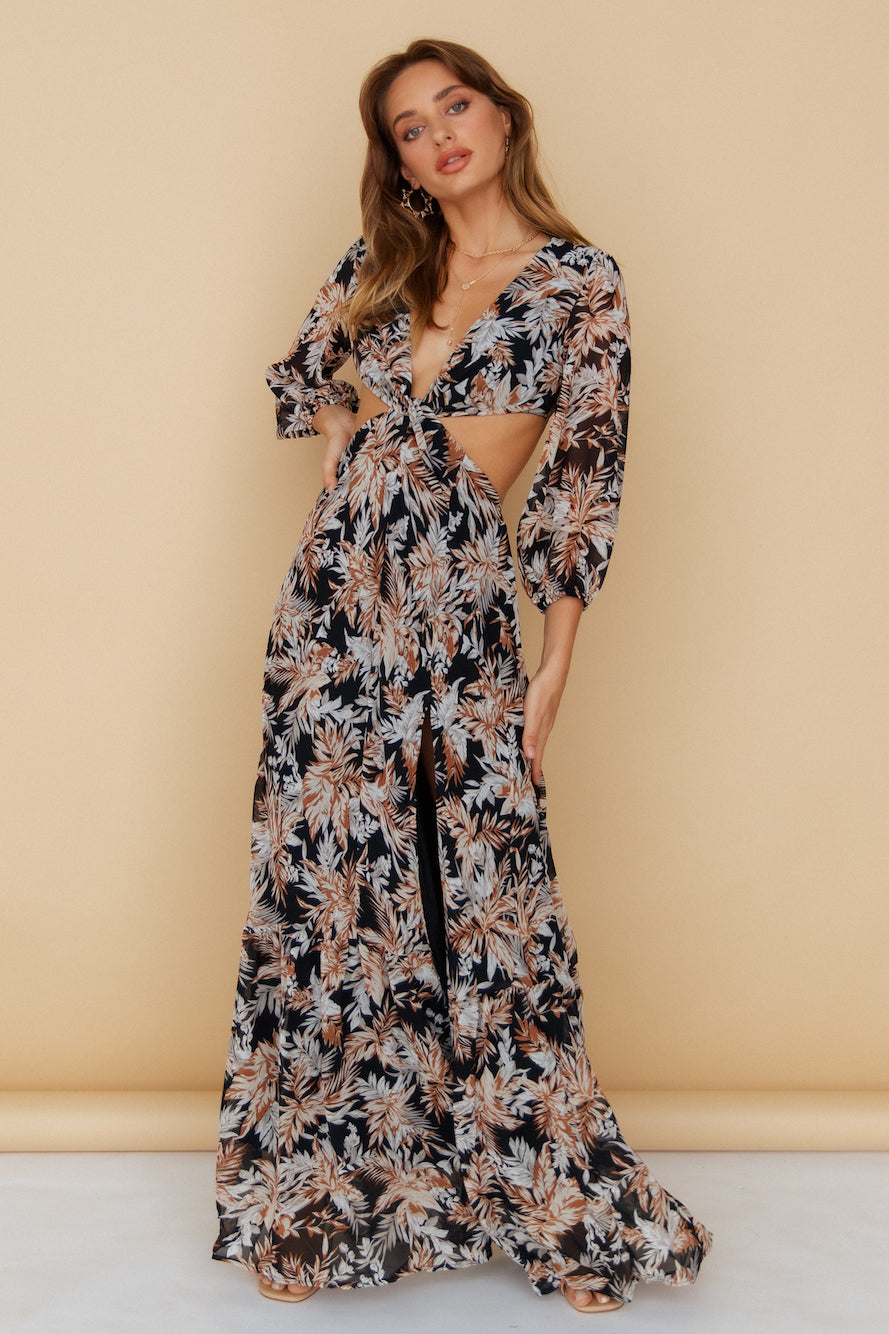 HELLO MOLLY Gardenia Lover Maxi Dress