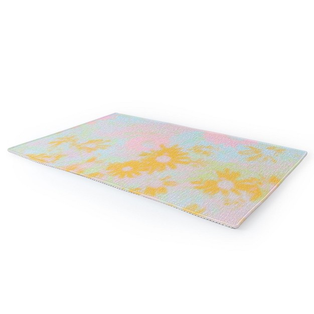 Sunshinecanteen Gentle Flowers Outdoor Rug Deny Designs