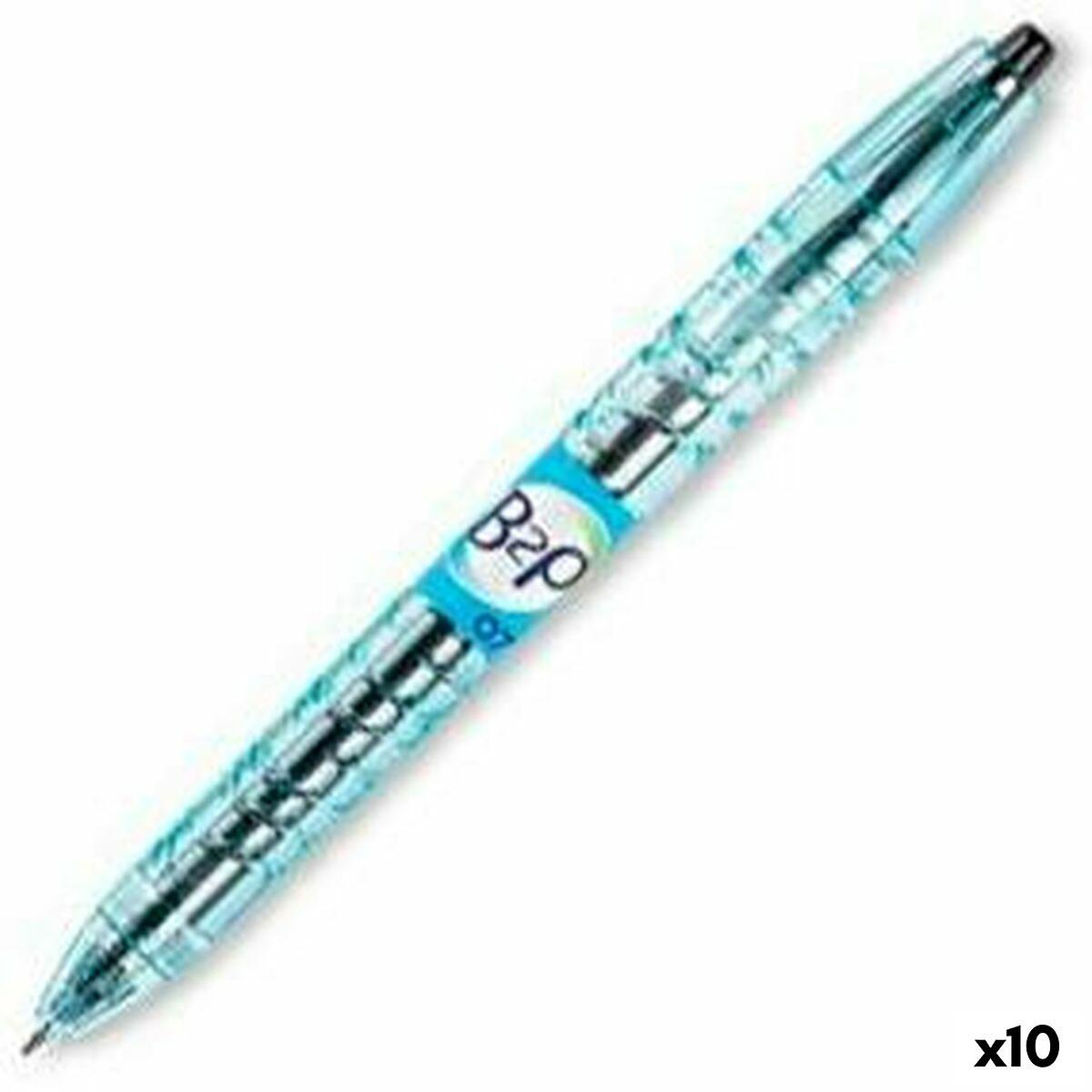 Stylo gel Pilot BeGreen B2P Noir 0，4 mm (10 Unités)