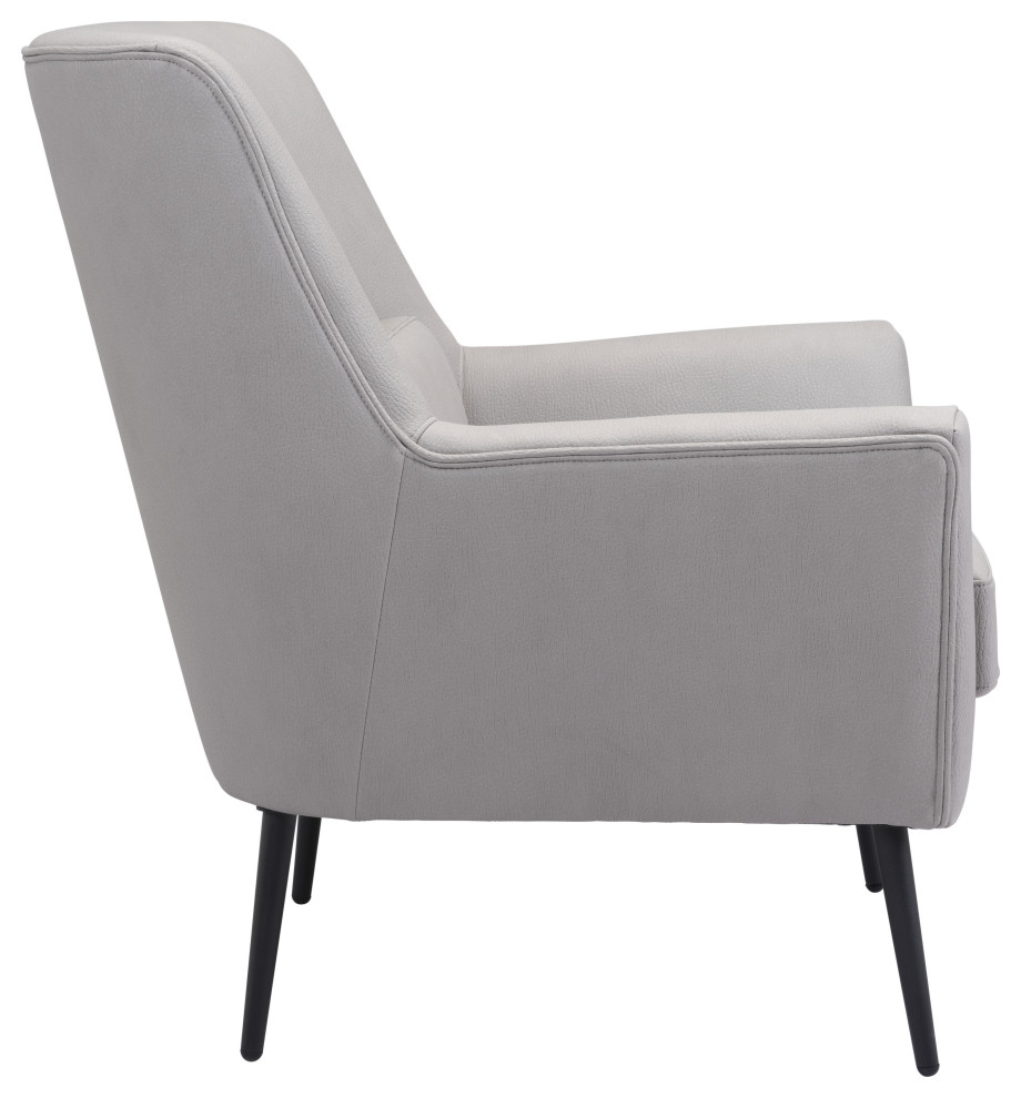 Ontario Accent Chair Gray   Midcentury   Armchairs And Accent Chairs   by Furniture East Inc.  Houzz