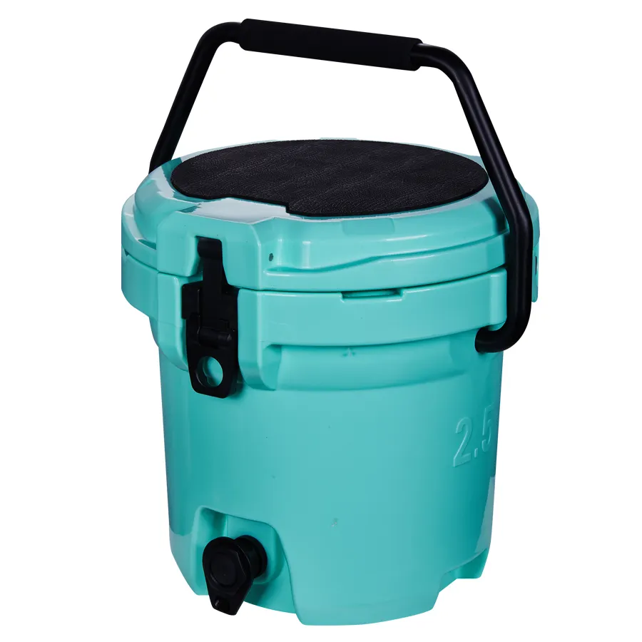 Rouser Outdoor Portable  2.5G Gallon 10L Plastic Wine Ice Bucket Cooler Box Camping   Hiking Cooling Box