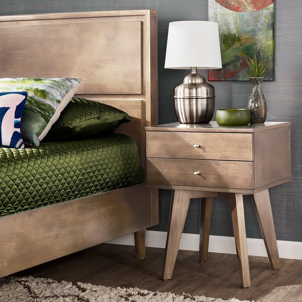 Tennant 2 Drawer Wood Nightstand from iNSPIRE Q Modern