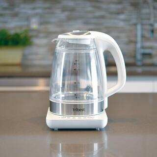 Tribest 6-Cup White Raw Tea Kettle GKD-450-B