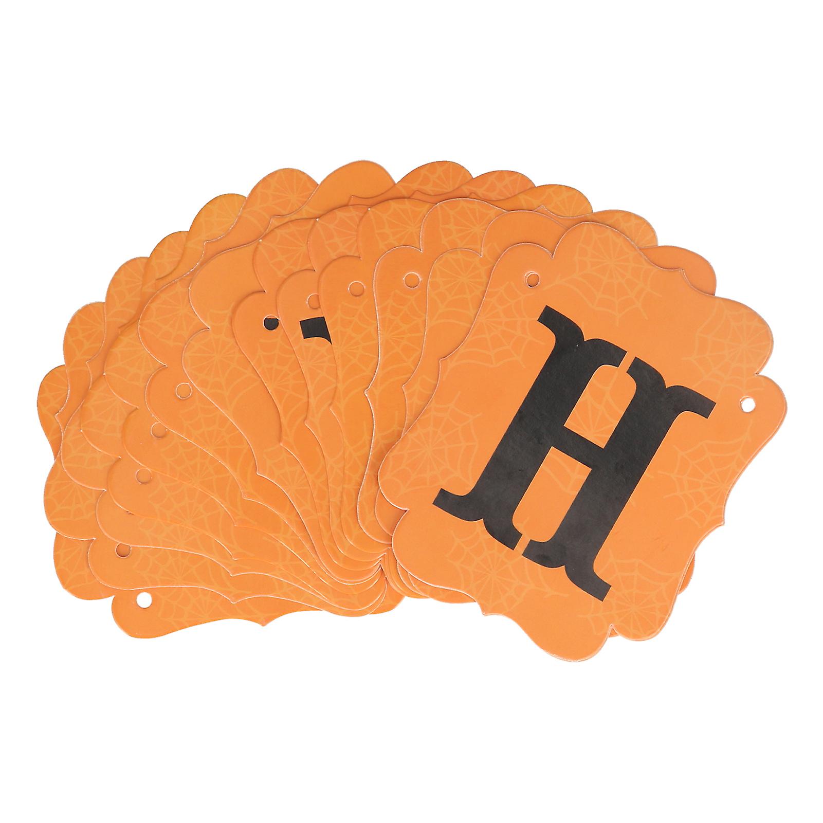 Happy Halloween Banners Countryside Vintage Style Environmentally Friendly Pre Assemble Halloween Bunting Banners