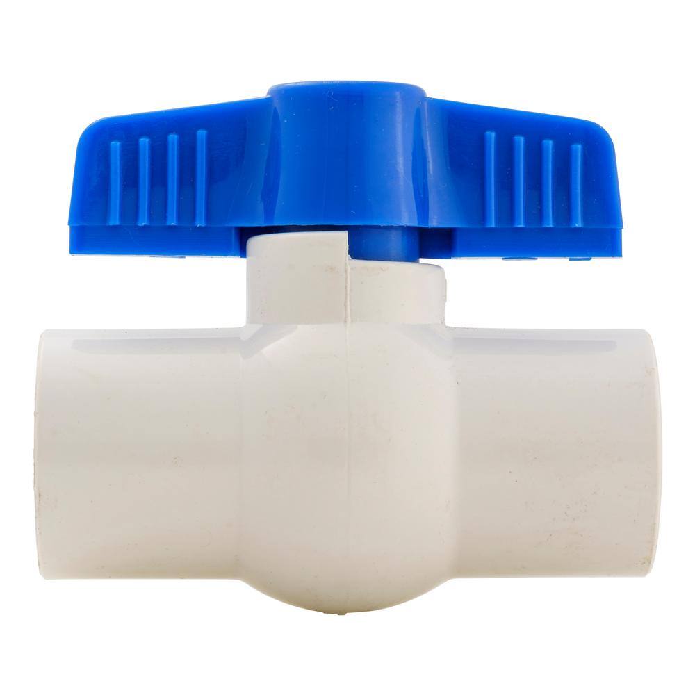 Everbilt 34 in. PVC FIP x FIP Sch. 40 Ball Valve 107-134EB