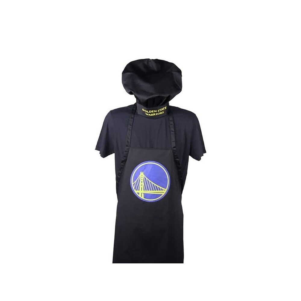 NBA Sports Team Logo Apron and Chef Hat Set  Golden State Warriors   43x27