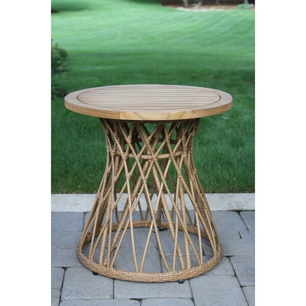 Samera Teak and Bohemian Accent Table