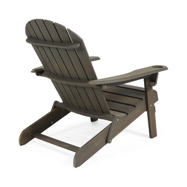 Bellwood Acacia Wood Folding Adirondack Chair by Christopher Knight Home