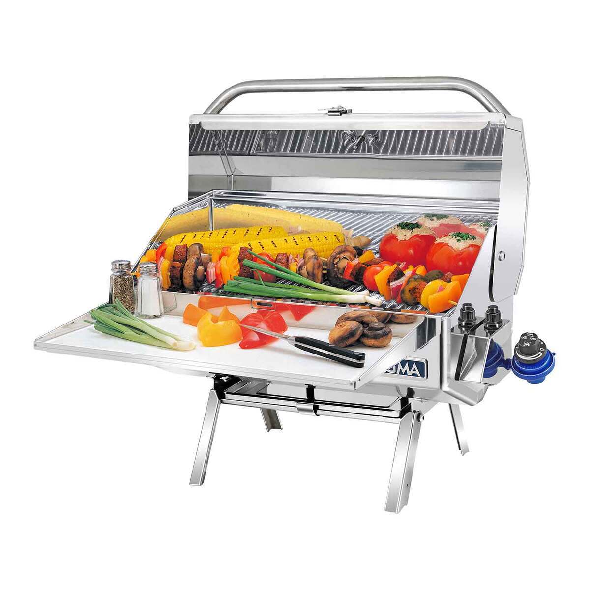 Magma Newport Classic Gas Grill  Silver