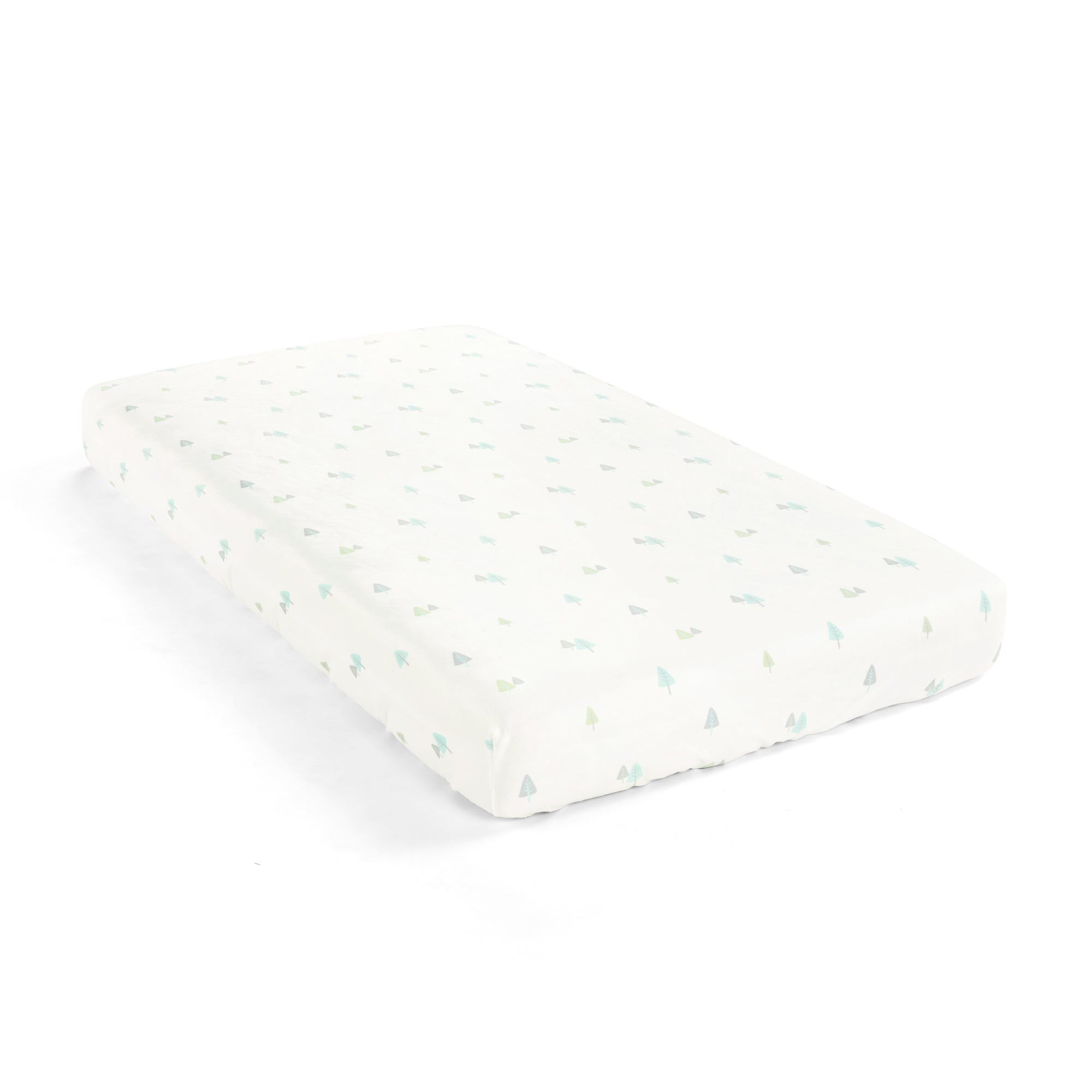 Hygge Sloth Trees Soft & Plush Fitted Crib Sheet