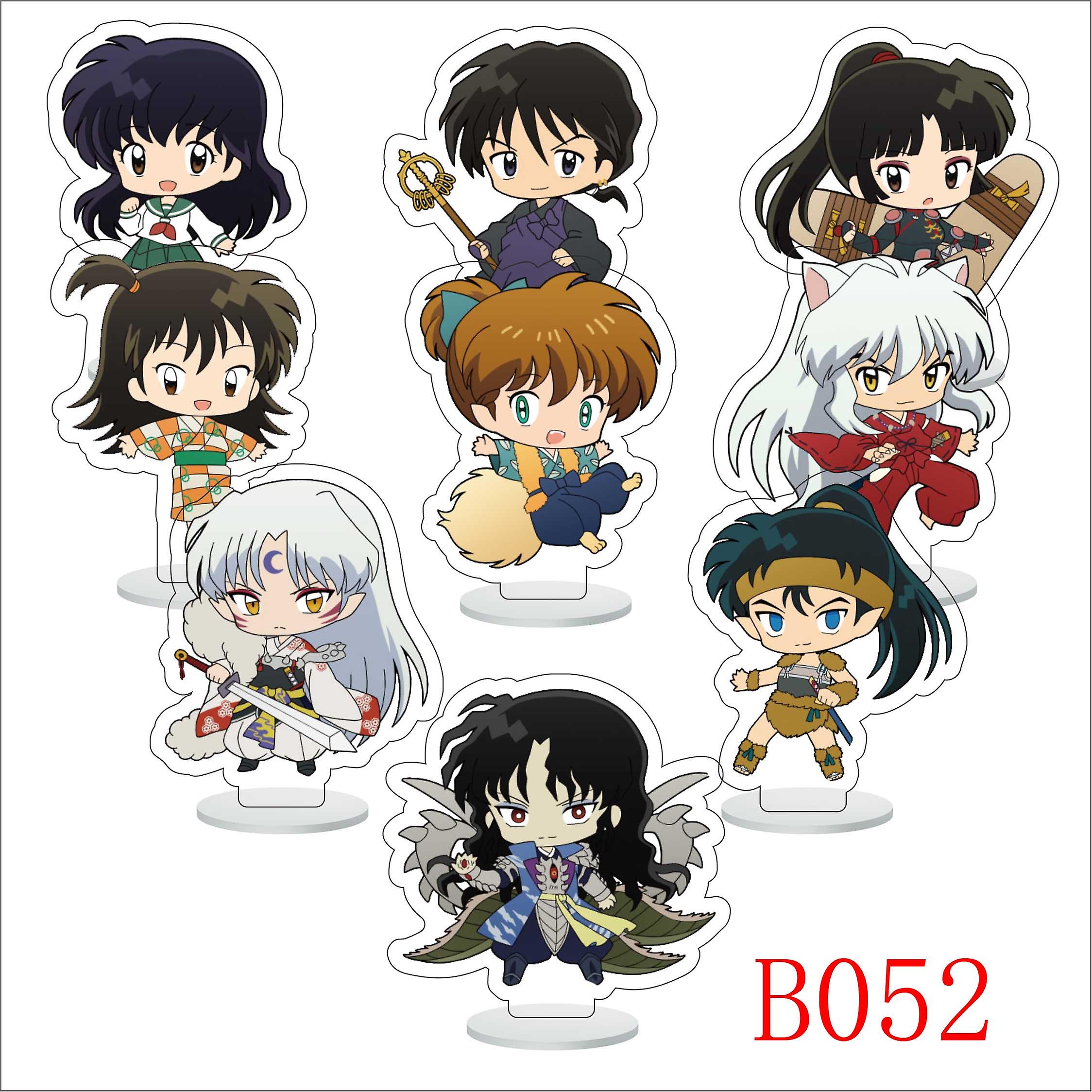 9pcs/set Anime Spy X Family Acrylic Stand Model Anya Yor Forger Twilight Loid Figure Decoration Action Plate Toys，inuyasha