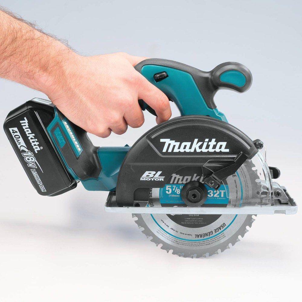 Makita 18V LXT Lithium-Ion Brushless 5-78 in. Cordless Metal Cutting Saw (Tool-Only) XSC02Z