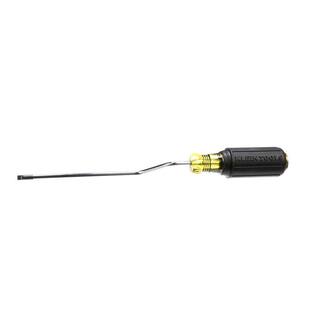 Klein Tools 316 in. Cabinet-Tip Rapi-Drive Flat Head Screwdriver with 6 in. Round Shank 6706