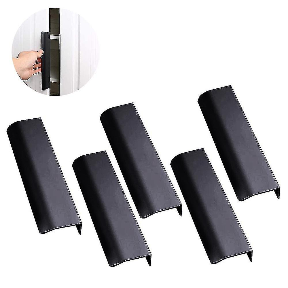 5 Pcs Modern Style Finger Edge Pull Furniture Drawerhandles Hidden Cabinet Kitchen Drawer Handles Kn