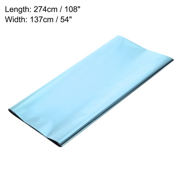 2 Pack Disposable Plastic Tablecloths 54x108