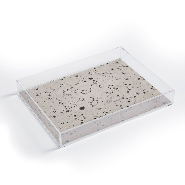 Iveta Abolina Starry Night Ii Acrylic Tray Deny Designs