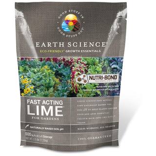 EARTH SCIENCE 2.5 lbs. 500 sq. ft. Fast Acting Lime Soil Amendment with Nutri-Bond 12131