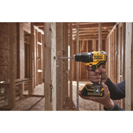 Dewalt-DCD709C2 ATOMIC 20V MAX* Brushless Compact Cordless 1/2 in. Hammer Drill/Driver Kit