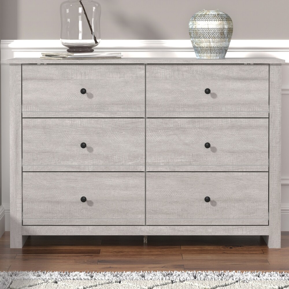 GALANO Genoa 6 Drawer Dresser 31.5 in. x 46.5 in. x 16.5 in.