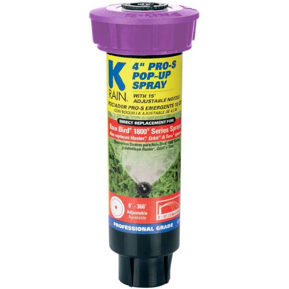 K-Rain Pro-S 4 in. Pop-Up Spray with 15 ft. Adjustable Nozzle - RCW 24151R