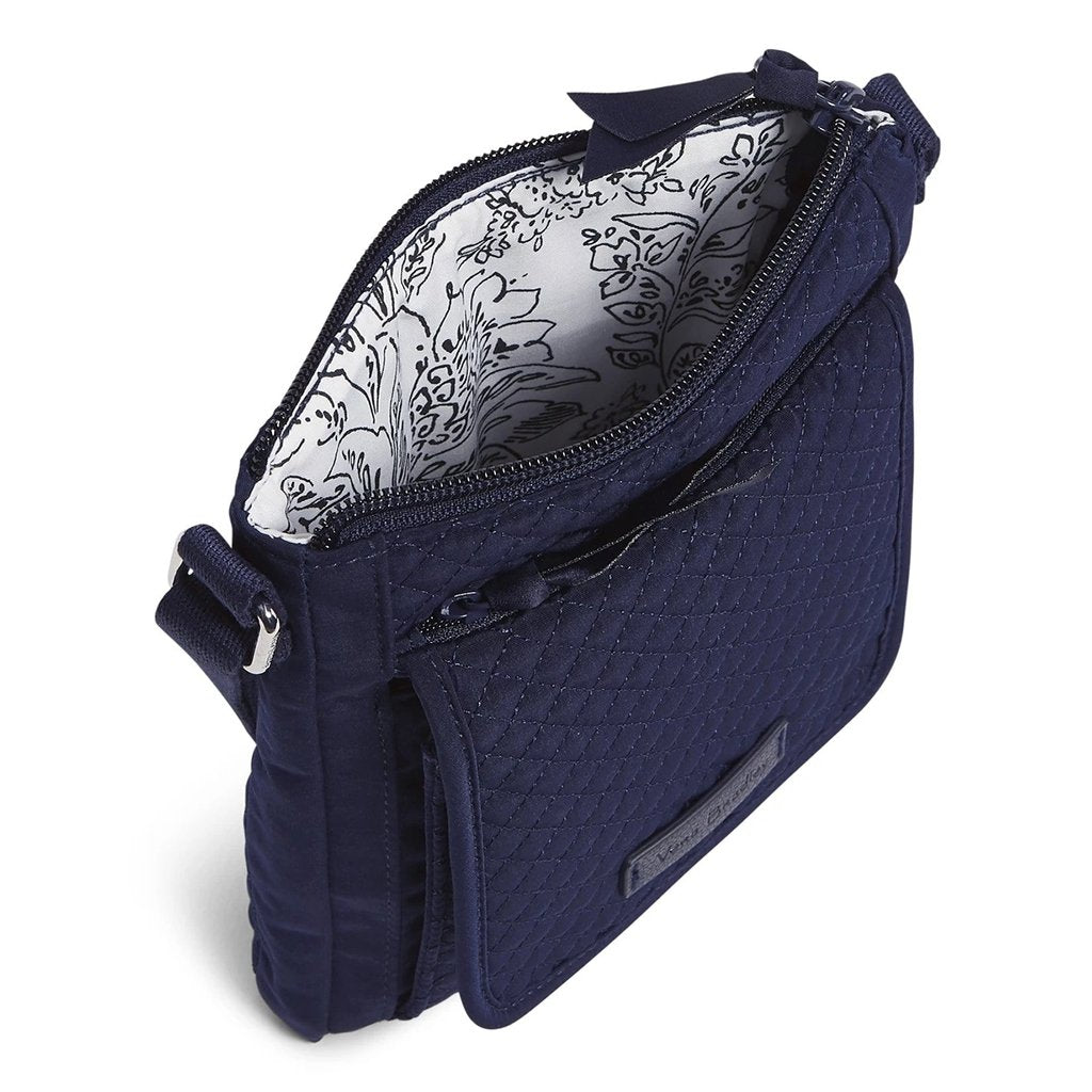 Vera Bradley  RFID Mini Hipster in Microfiber Classic Navy