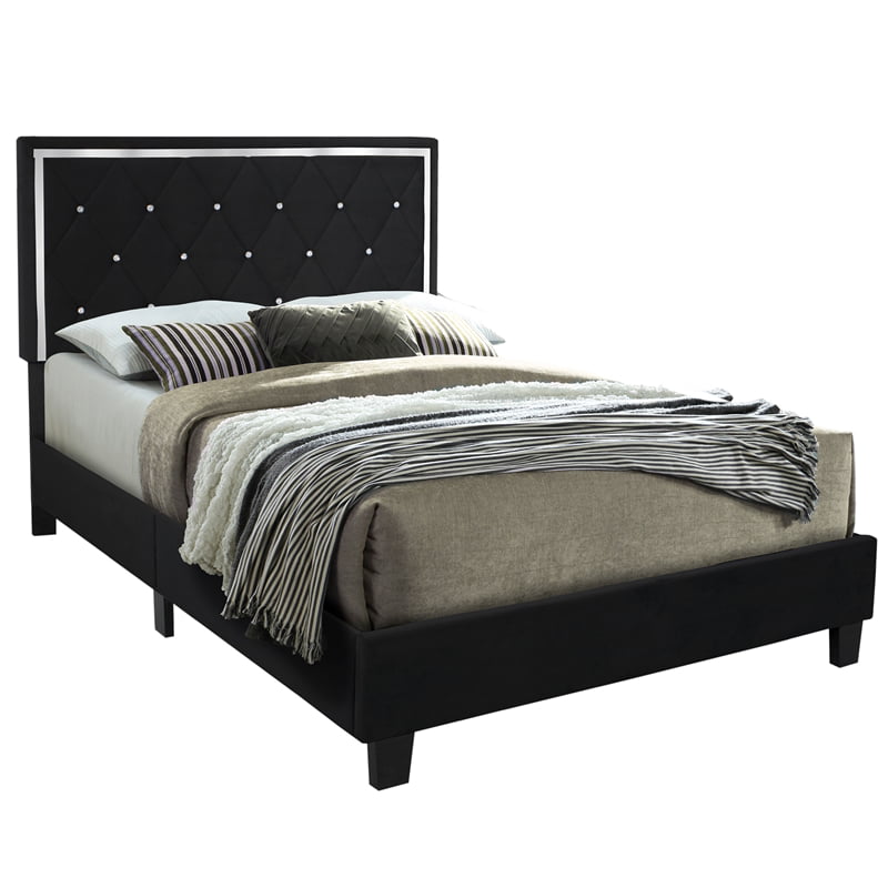 Home Square 3-Piece Set with Queen Bed 5-Drawer Dresser and 2-Drawer Nightstand