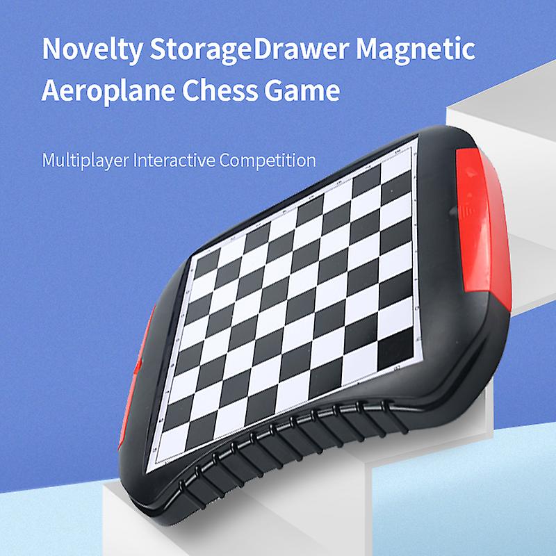 Drawer Board Magnetic Chess Children's Plastic Toys Chess Board Game Toys Over 3 Years Old