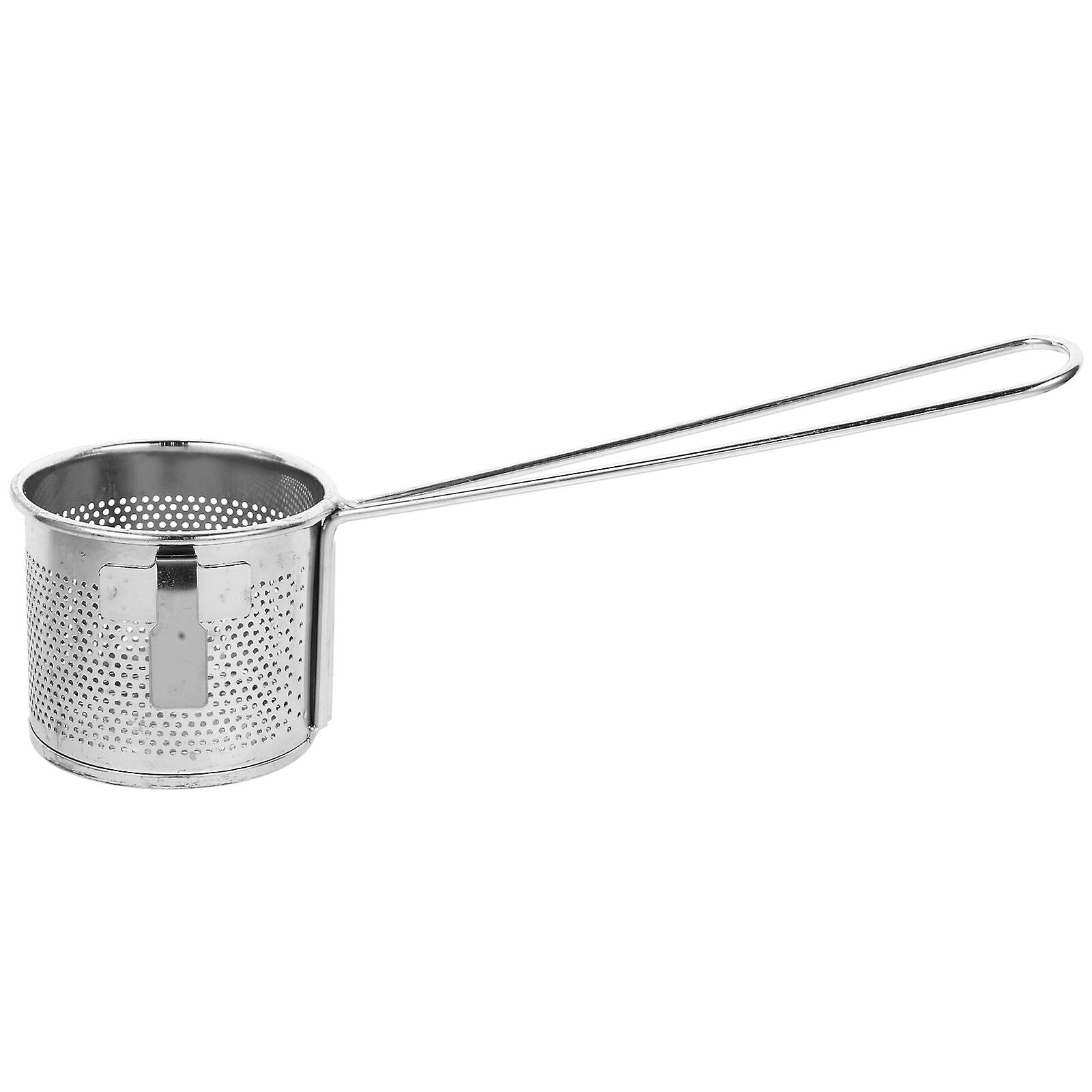 Stainless Steel Strainer Spoon Pasta Strainer Basket Hot Pot Fine Mesh Strainer Dumpling Strainer