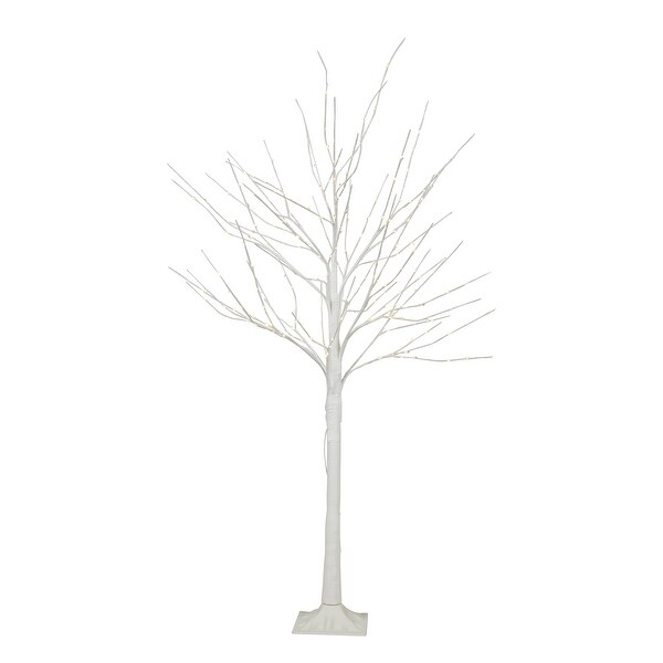 5 FT Copper Wire Birch Tree With 268 Warm White LEDs