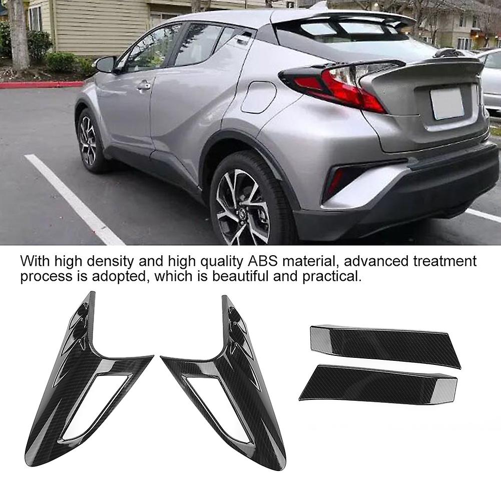 Tail Light Cover， Back Lamp Tail Light Cover Trim， Carbon Fiber Style Tail Light Cover， Back Lamp Tail Light Cover Trim， Tail Light Cover For Toyota C