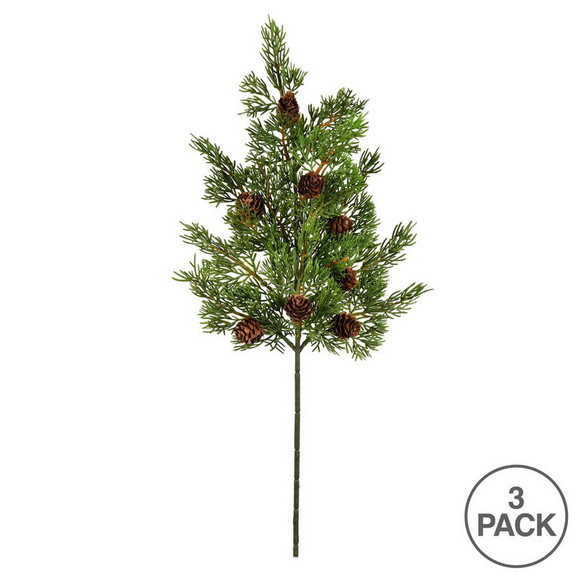 Vickerman Green Cypress Spray Pk/3