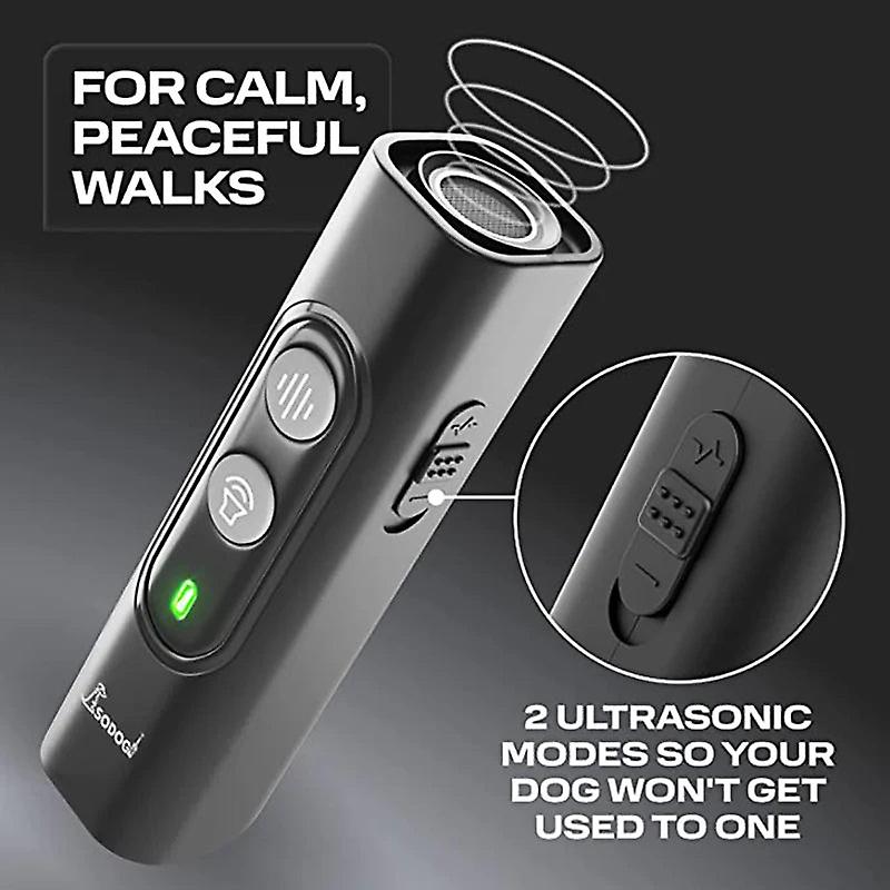 Usb rechargeable ultrasonic pet dog repeller