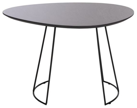 Lexi Side Table Dark Gray/Black   Industrial   Side Tables And End Tables   by AED Luxury Home Decor  Houzz