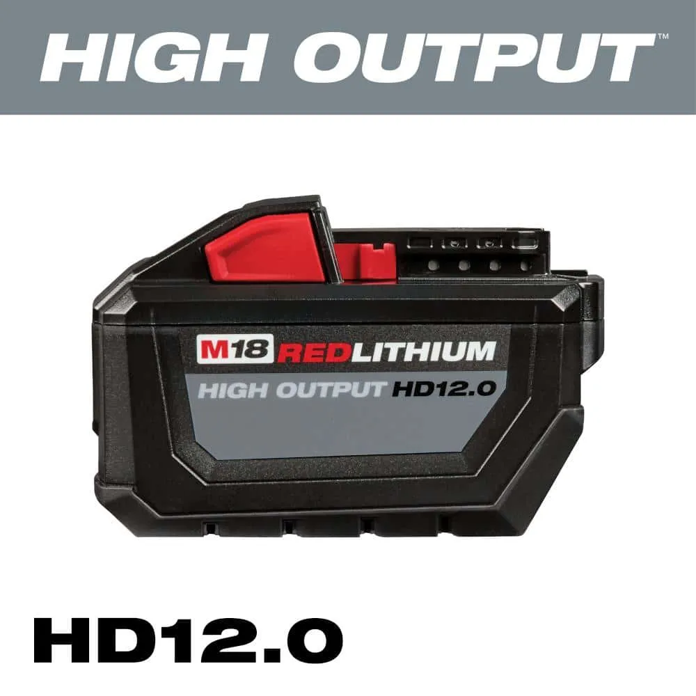 Milwaukee M18 18-Volt Lithium-Ion High Output 12.0Ah Battery Pack 48-11-1812💝 Last Day For Clearance